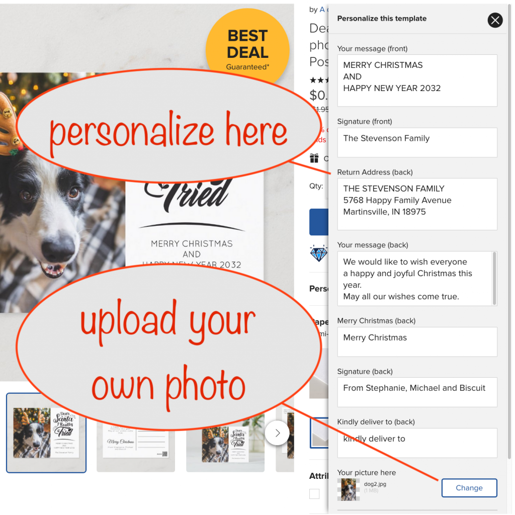 an example screenshot to include in your Pinterest Carousel pin
